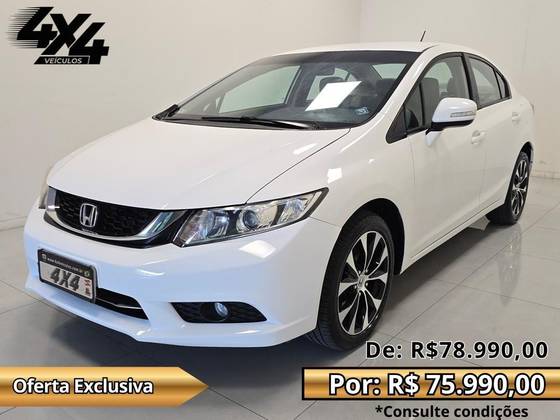HONDA CIVIC 2.0 LXR 16V FLEX 4P AUTOMÁTICO